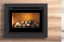 Estufa de leña insertable I-170