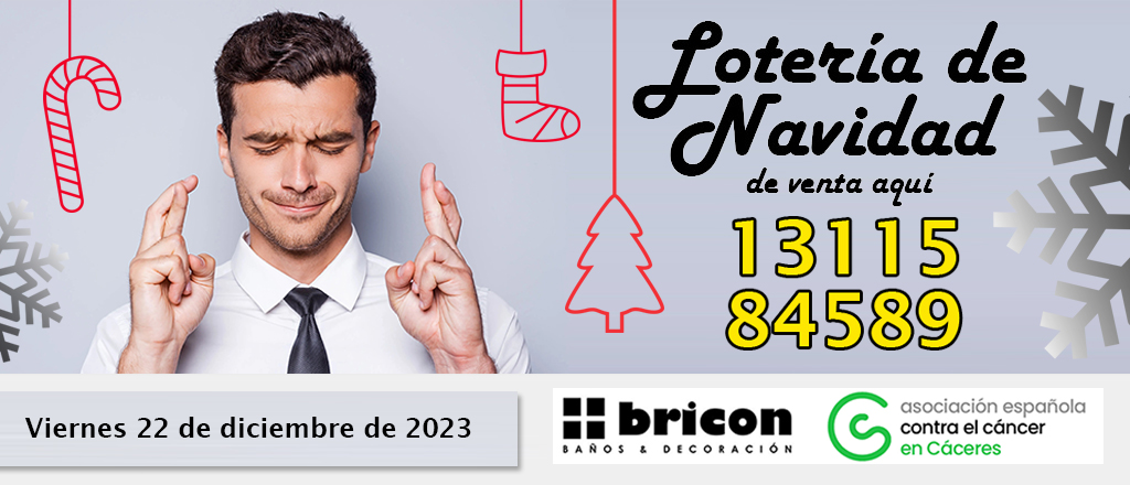 Lotería navidad BRICON 2023