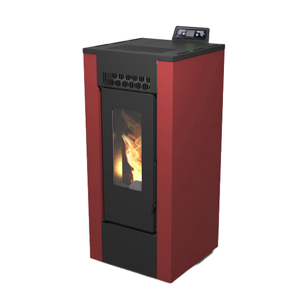 Estufa de pellet Clea roja Estufa de pellet Clea roja
